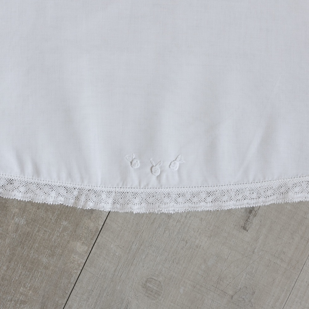 White Heirloom Dress & Slip SPECIAL RARE FIND UNIQUE STYLE Feltman Brothers NWT - Picture 8 of 8